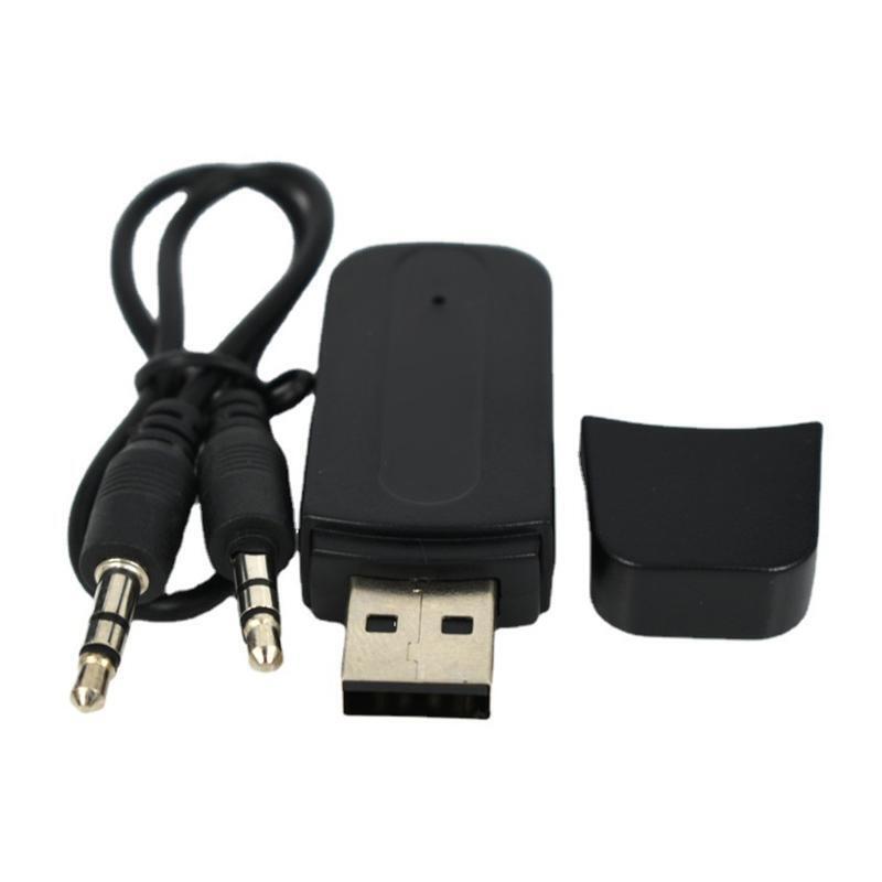 Bluetooth-compatible Adapter AUX Audio -Stereo Music Car Receiver Noise Cancell