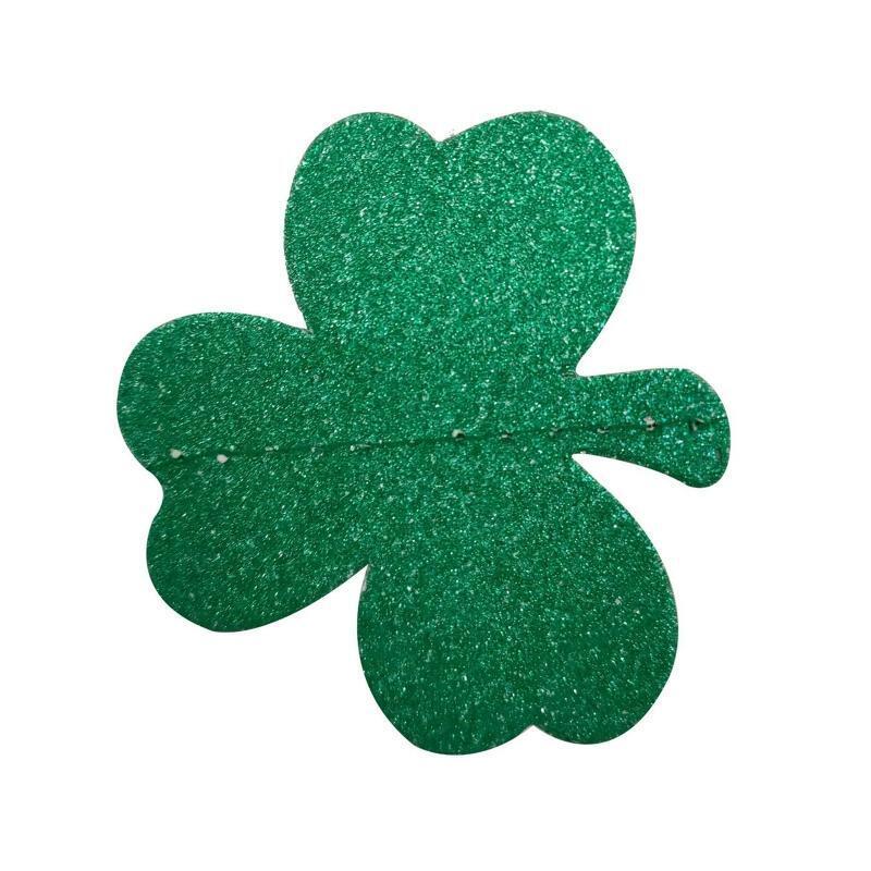 St. Patrick 's Day Shamrock Clover Banner Swirl Pull Flag Kit Party Decor