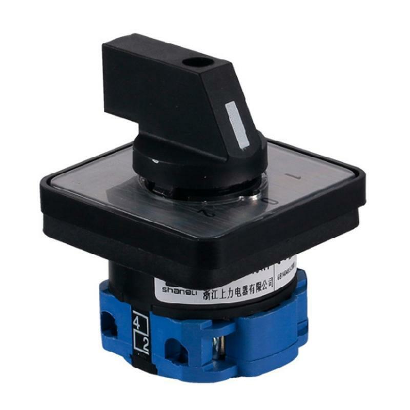 SZW26-20 660V 20A On-Off-On 3 Position Switch Universal Rotary Changeover Switch