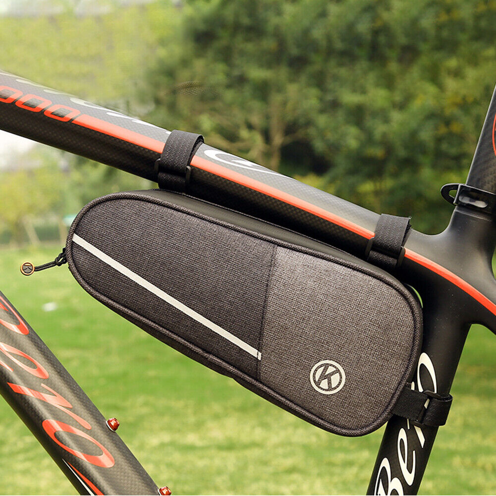 Bicycle Front Tube Bags Big Capacity MTB Bike Frame Pouch Cycling Pannier
