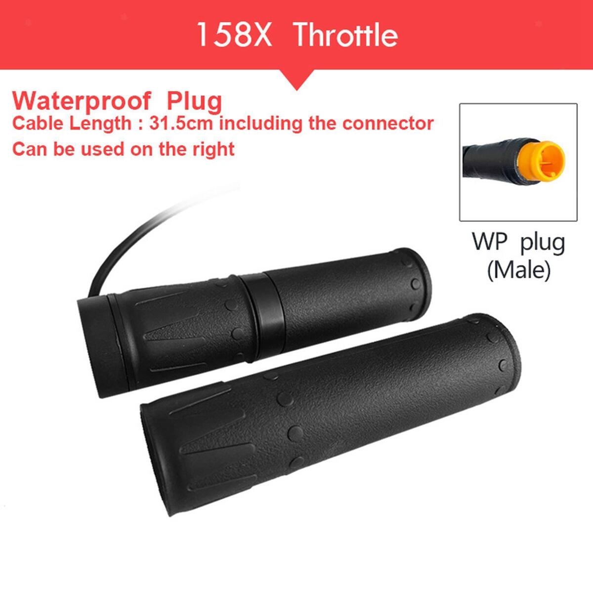 Throttle Grips Speed Control Thumb Throttle Conversion E Bikes for Scooter