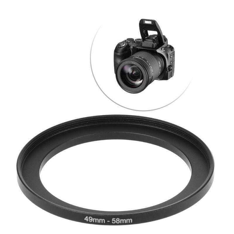 49mm To 58mm Metal Step Up Rings Lens Adapter Filter Camera Tool Accessories New