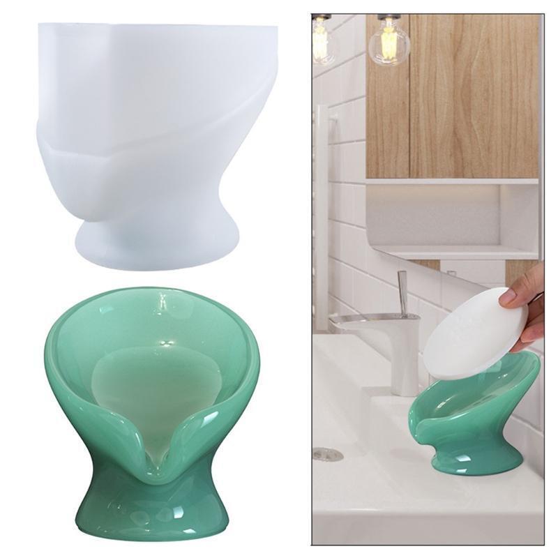Handmade Soap Storage Box Casting Mold DIY Crafts Jewelry Holder Silicone Mold