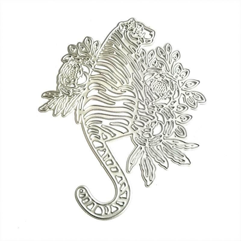 Tiger Metal Cutting Dies Stencil Die Cut DIY Scrapbook Album Paper Card Emboss
