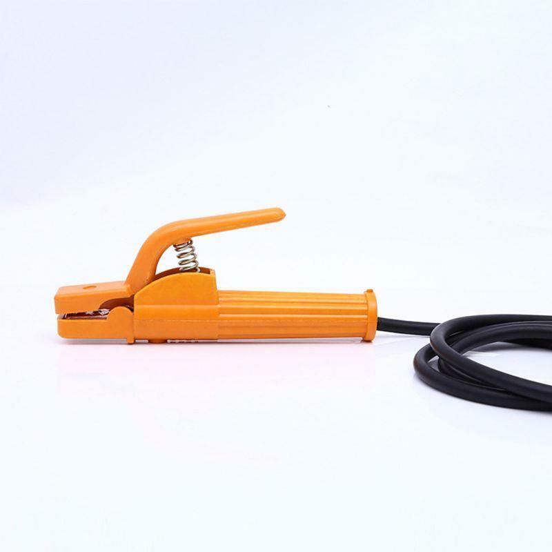 2Pcs/set 500A 2M Electrode Welder Clamp 300A 1.5M Ground Clamp Cable Connector