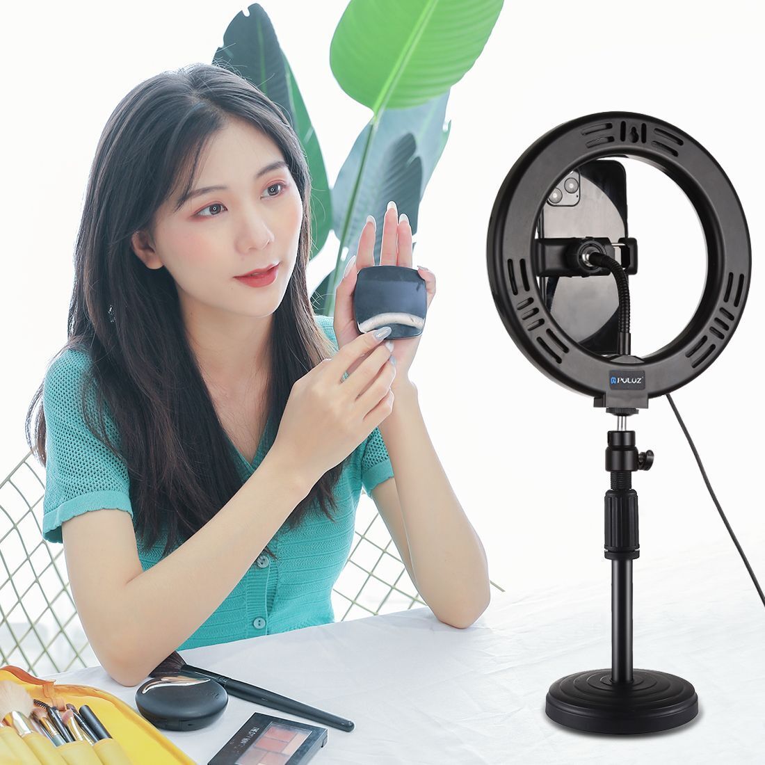 Surface 3 Color Temperature Desktop Stand LED Ring Light Video Light Kits