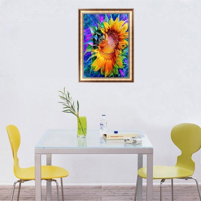 Sunflower DIY 5D Diamond Painting Embroidery Cross Crafts Full Drill Stitch Kit
