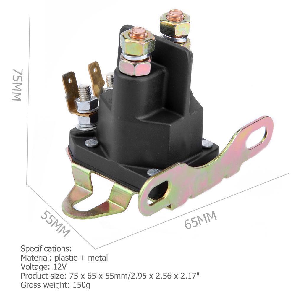 4-pole Starter Solenoid Relay for BRIGGS STRATTON Motorboat Lawn Mower
