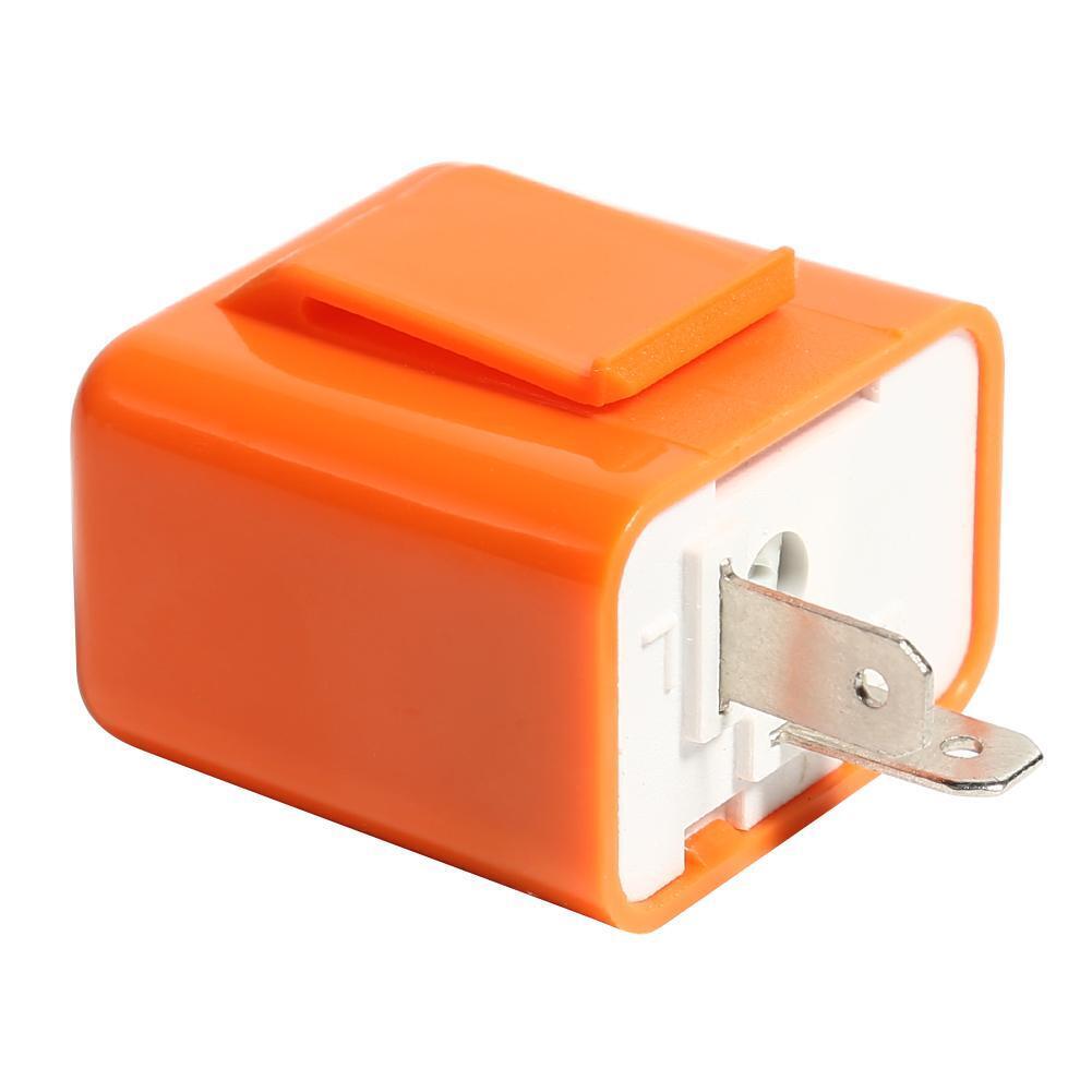 Motorcycle Motorbike 2 Pin Speed Adjustable LED Indicator Flasher Relay