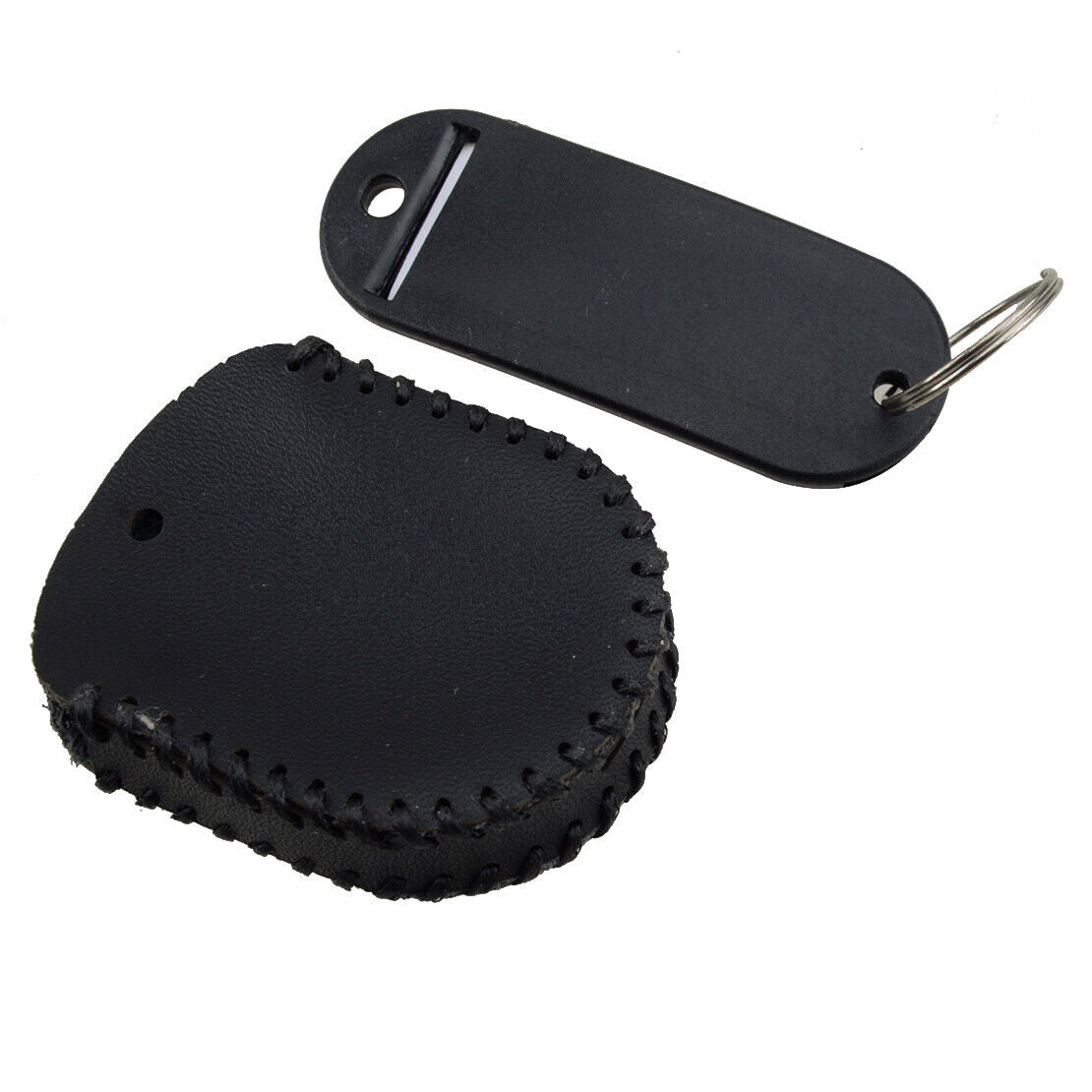 Black Leather Key Fob Case Cover Holder Fit for Ford Focus Lincoln MKX Mercury