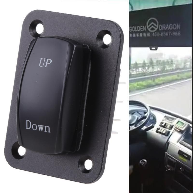 Multi Port Sockets 2 Lights Rocker RV Car Marine Boat On/Off Toggle Switch Panel