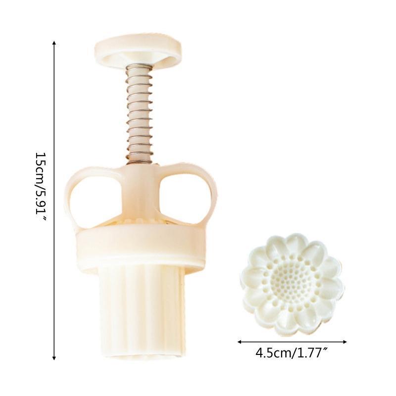 Sunflower Shaped Mooncake Stamps Baking Mooncake Gadgets for Mid-Autumn Festival