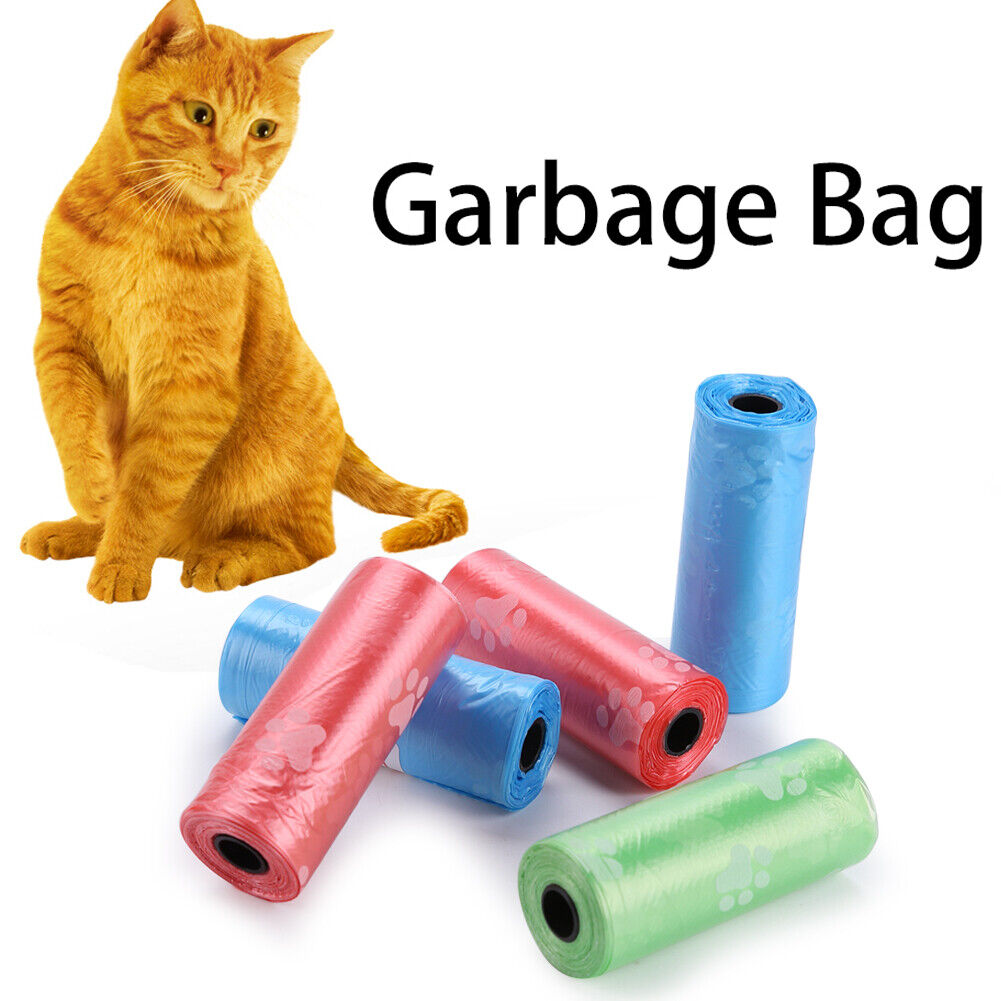 Pet Dog Waste Bags Dispenser Collector Holder Clean Puppy Poop Bag Outdoor