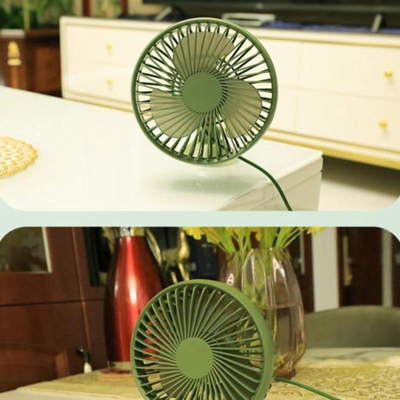 3 Speed Car USB Fan Portable Suction Cup Desktop Office Home Camping Outdoor