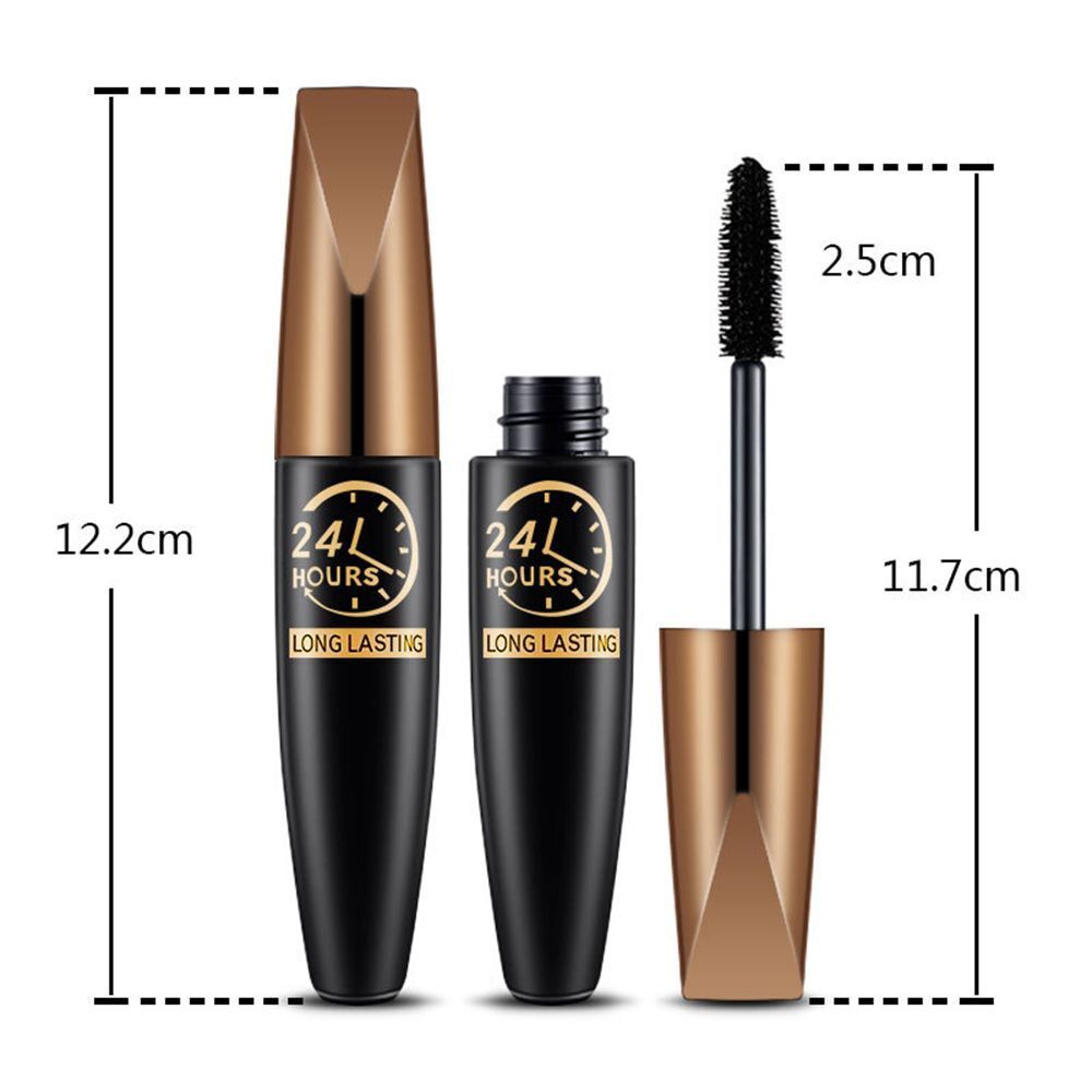 Curling Voluminous Fiber Lashes Eye Makeup Tool Extension 4D Silk Fiber Mascara