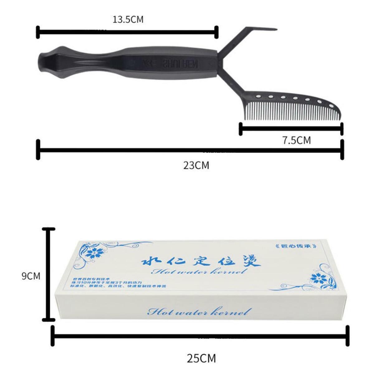 Professional   Dyeing Positioning Perm Comb for Evening Dress Styling,