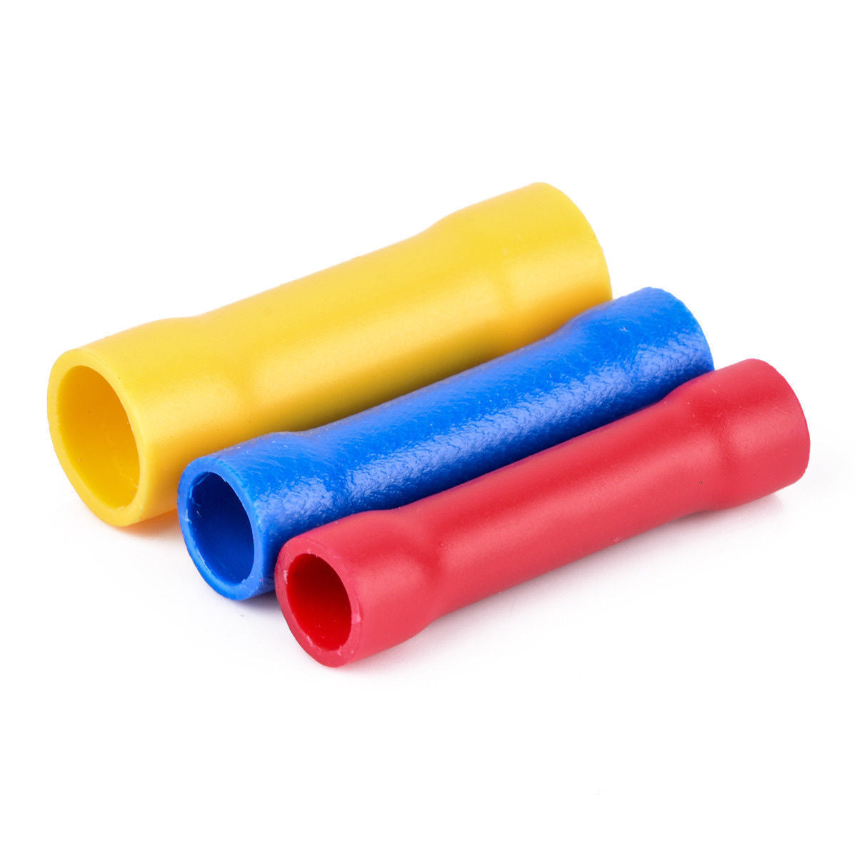 50pcs insulated connections electrical terminals crimp connectorsred, blue, yell