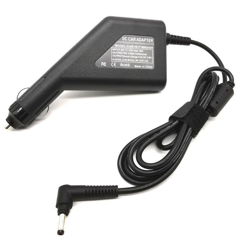 Car DC Adapter Laptop USB 3.42A 19V 4.0x1.7mm for Q302 Q303 Q302L for U38D UX32V