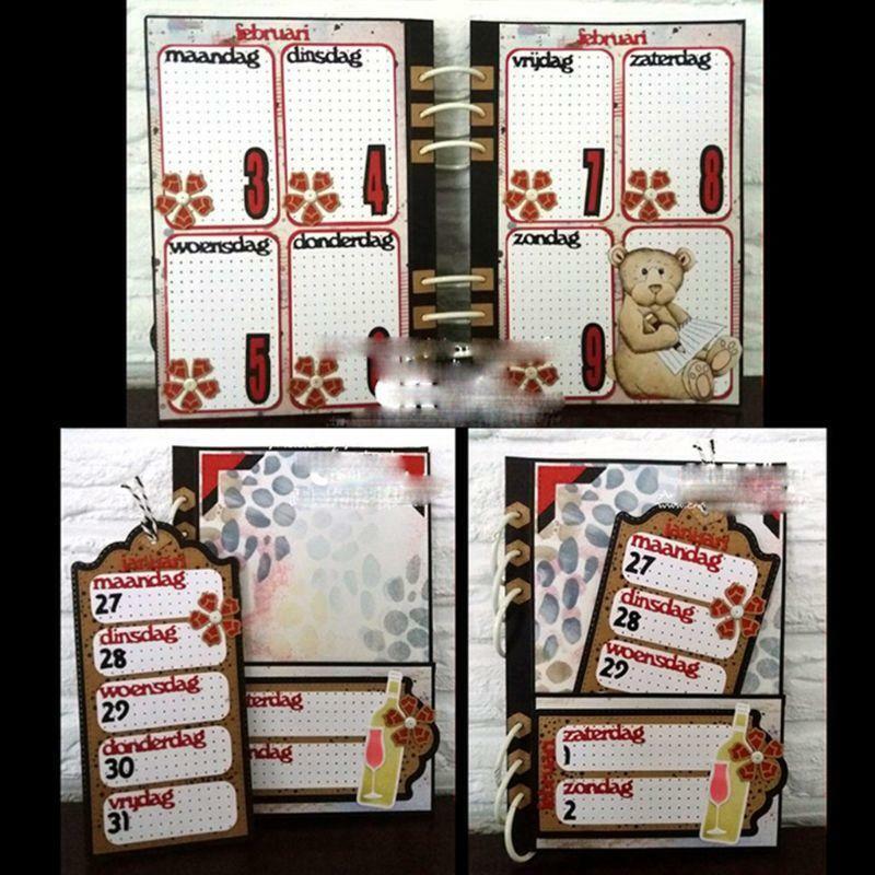 Alphabet DIY Cutting Dies Metal Stencil Scrapbooking Die Cuts Paper Card Decor