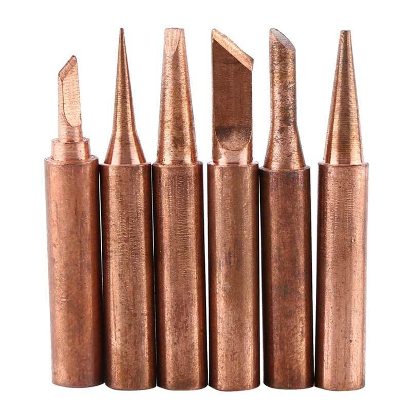 6 Pieces Non Magnetic Welding Nozzle Suitable for Lower Temperature Soldering