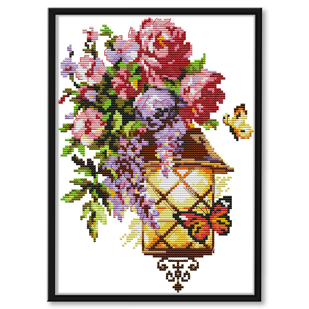 Hope Light 14CT Stamped Cotton DIY Cross Stitch Decor Embroidery (H796)