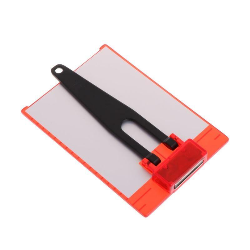 Square Target Card Magnetic Target Card Plate Level Tool for La-ser Level Red
