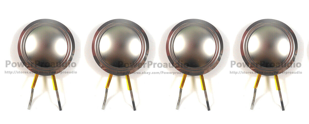 4Pcs Titanium Film 34.5 Core Horn Tweeter Diaphragm Unilateral Outlet KSV