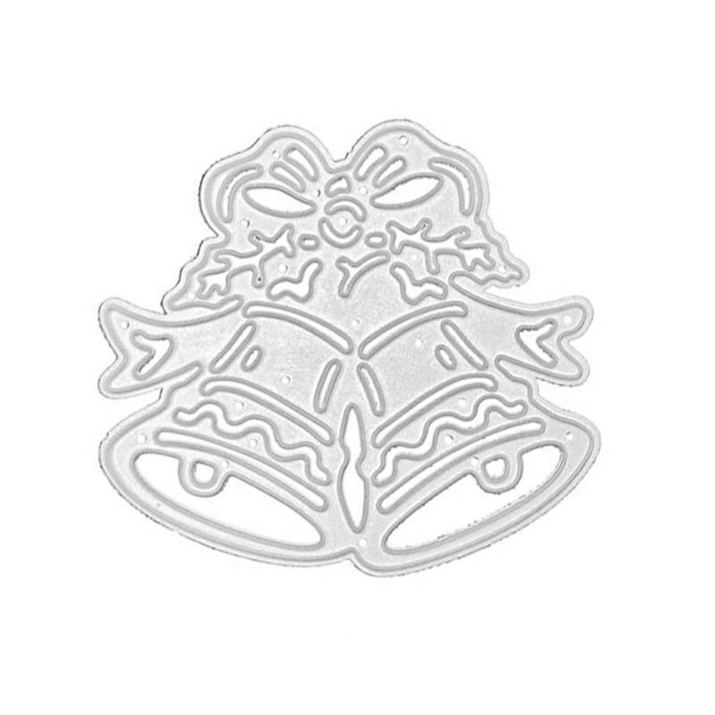 Christmas Double Bell Carbon Steel Cutting Dies DIY Scrapbooking Photo Album