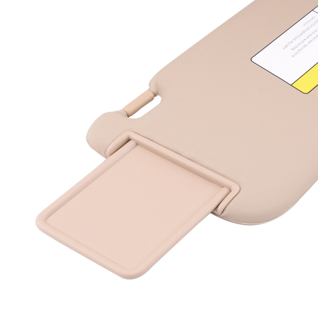 Interior Sun Visor Left Side Beige with Mirror Fit for Hyundai Accent 2006-2010
