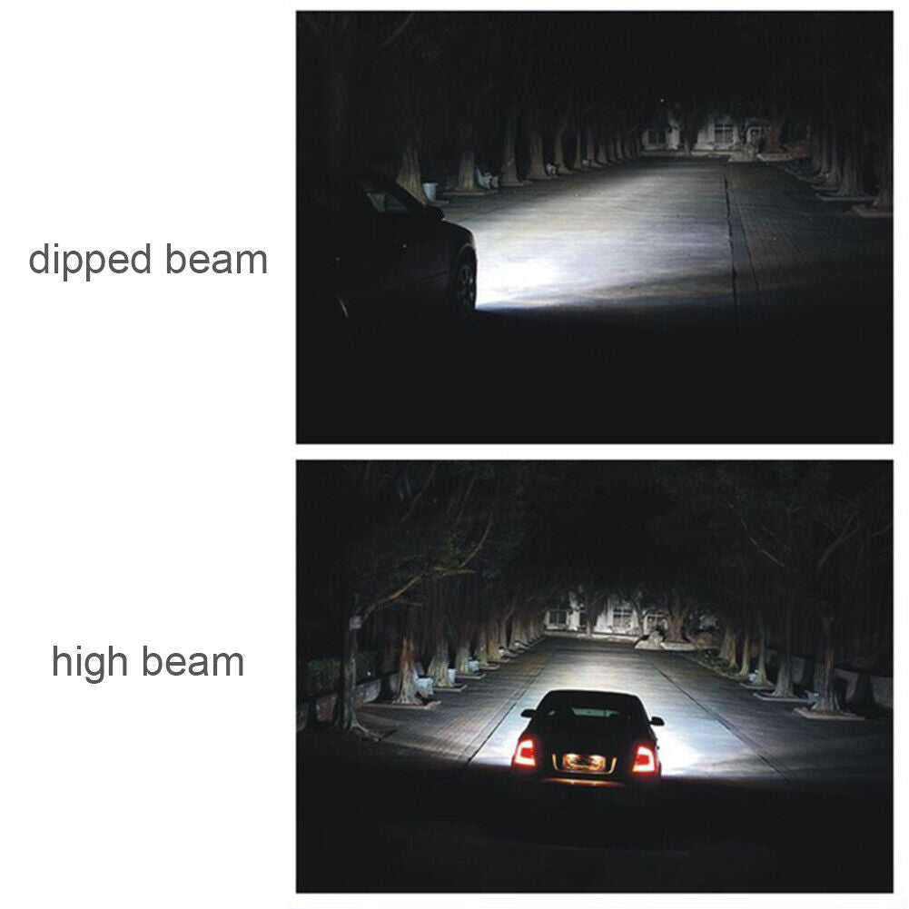 DICN 1 Pair 9-32V 6500K T8 ZES 9005 LED Car Auto Headlight Head Lamp Bulbs-