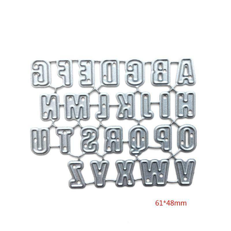 Alphabet Letter Metal Cutting Dies Stencil Scrapbooking DIY Album  Paper card
