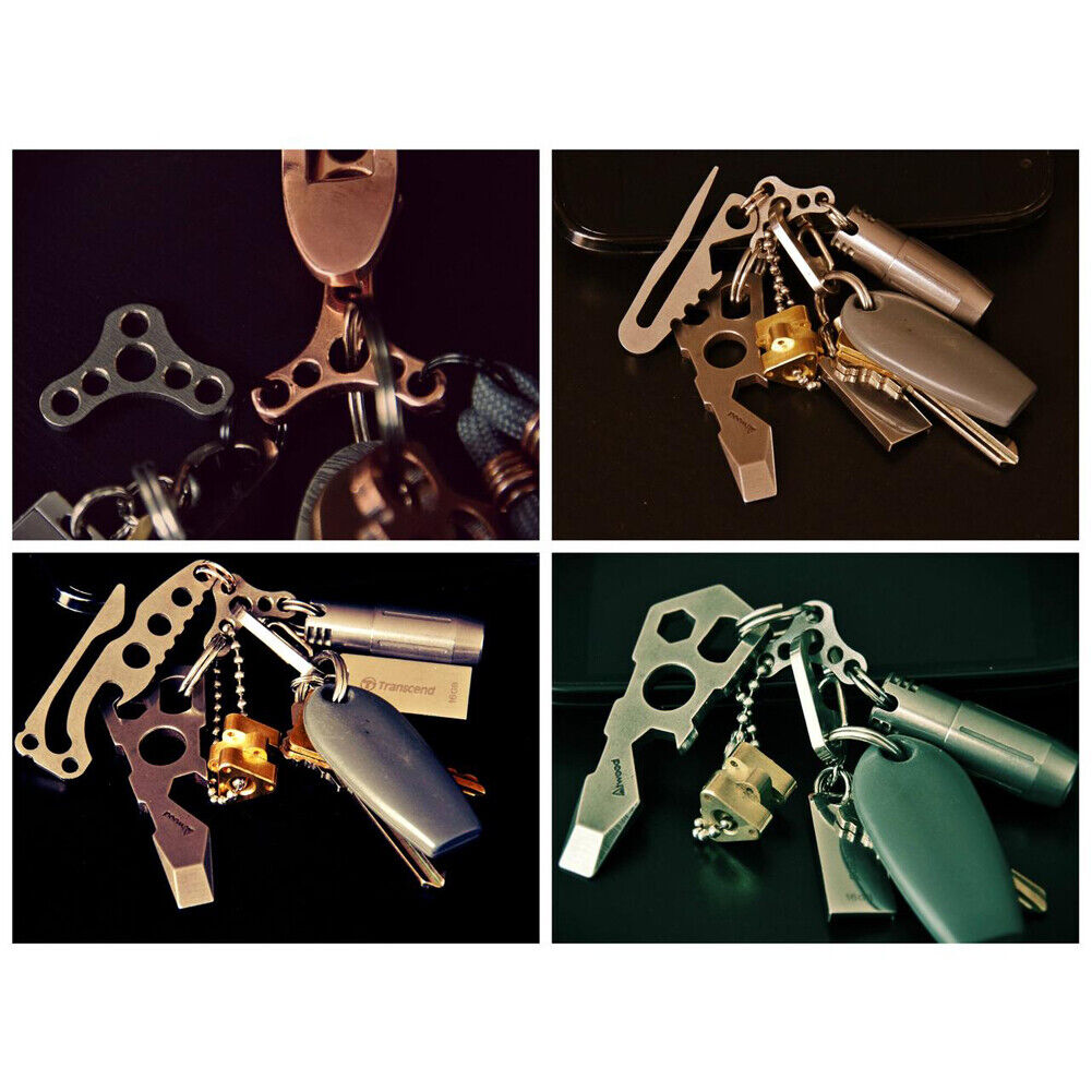 New Pocket Suspension Clip with Hat Buckle Set EDC Outdoor Quicklink Tool