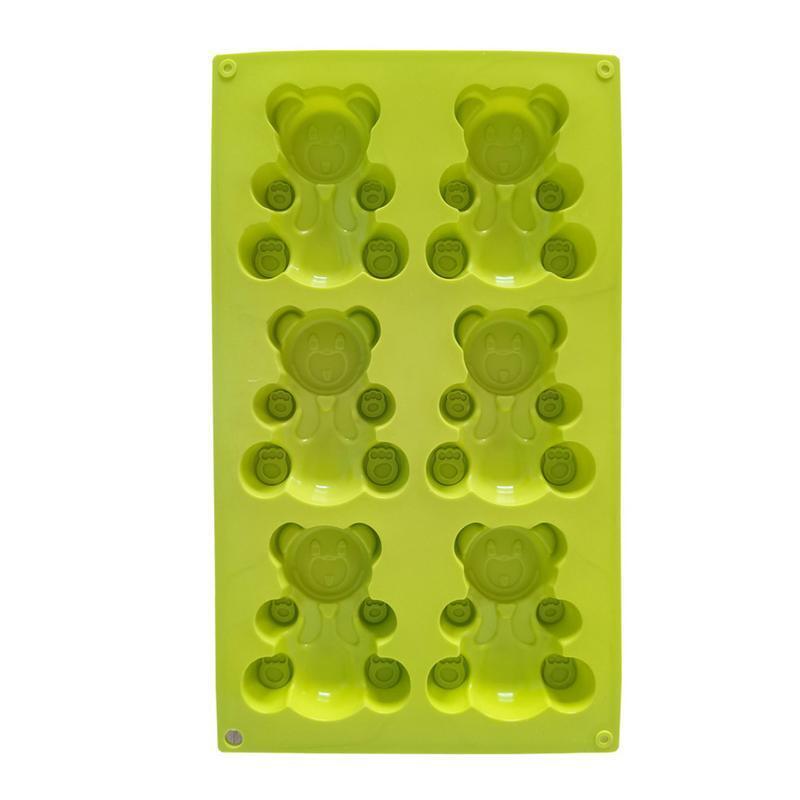 Cute Bear Shape Food-Grade Silicone Party Cake Decoration Tool Gift for Baking