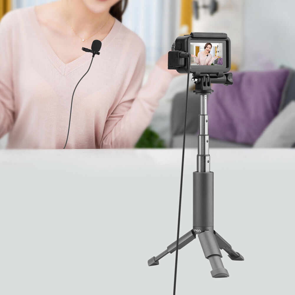 For OSMO ACTION Camera Vlog Video Recording 3.5mm Mini Clip-On Microphone