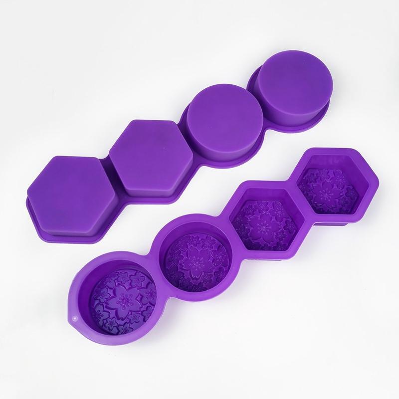 Silicone Soap Molds Exquisite Flower Shape Best Gift Ideas for Handemade Lover