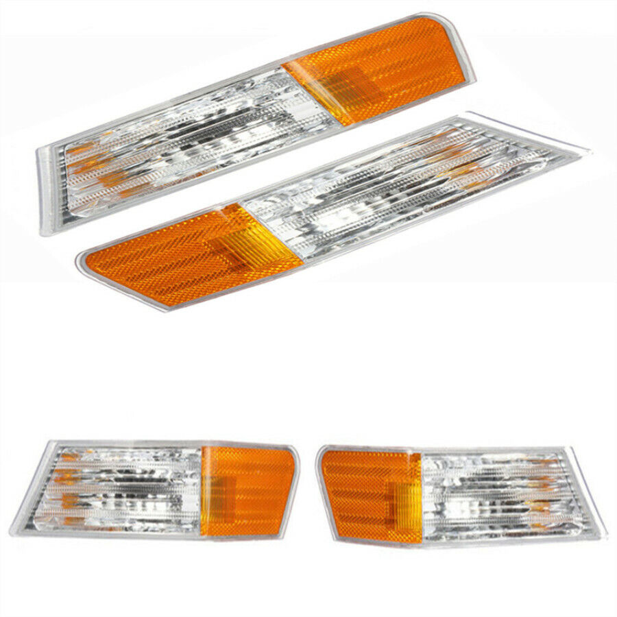 240 x 62mm 2X Front Left+Right Parking Turn Signal Light Lamp For Jeep Patriot