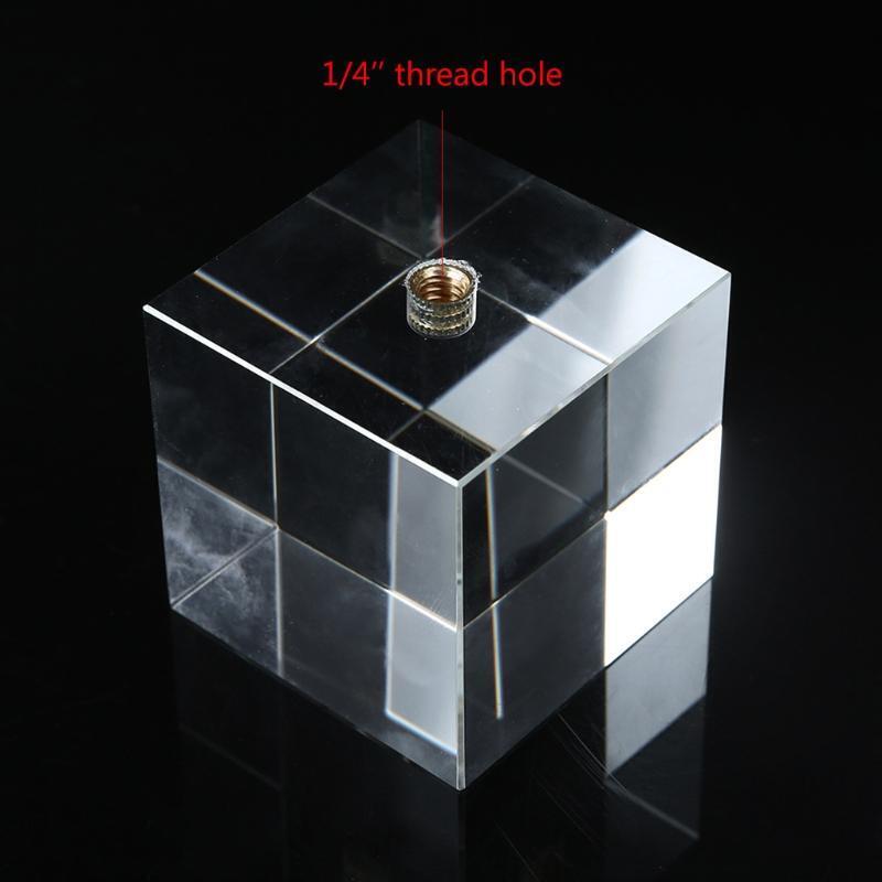 48mm Cube Square Quarter Nut Prism Optical Glass for Wedding Portrait Landscape