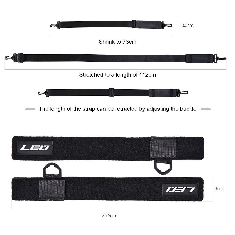 New Shoulder Travel Fishing Tackle Holder Carry Strap Band Fishing Rod Belt