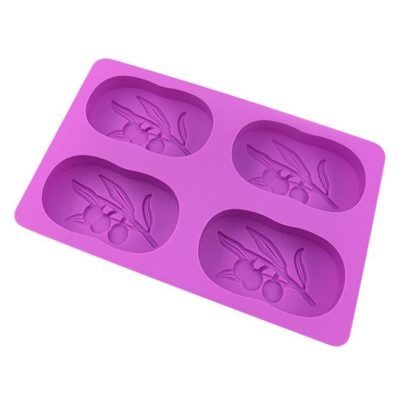 Olive Trees Shape Silicone Soap Mould Handmade Soap Making Mold for Scented Soap