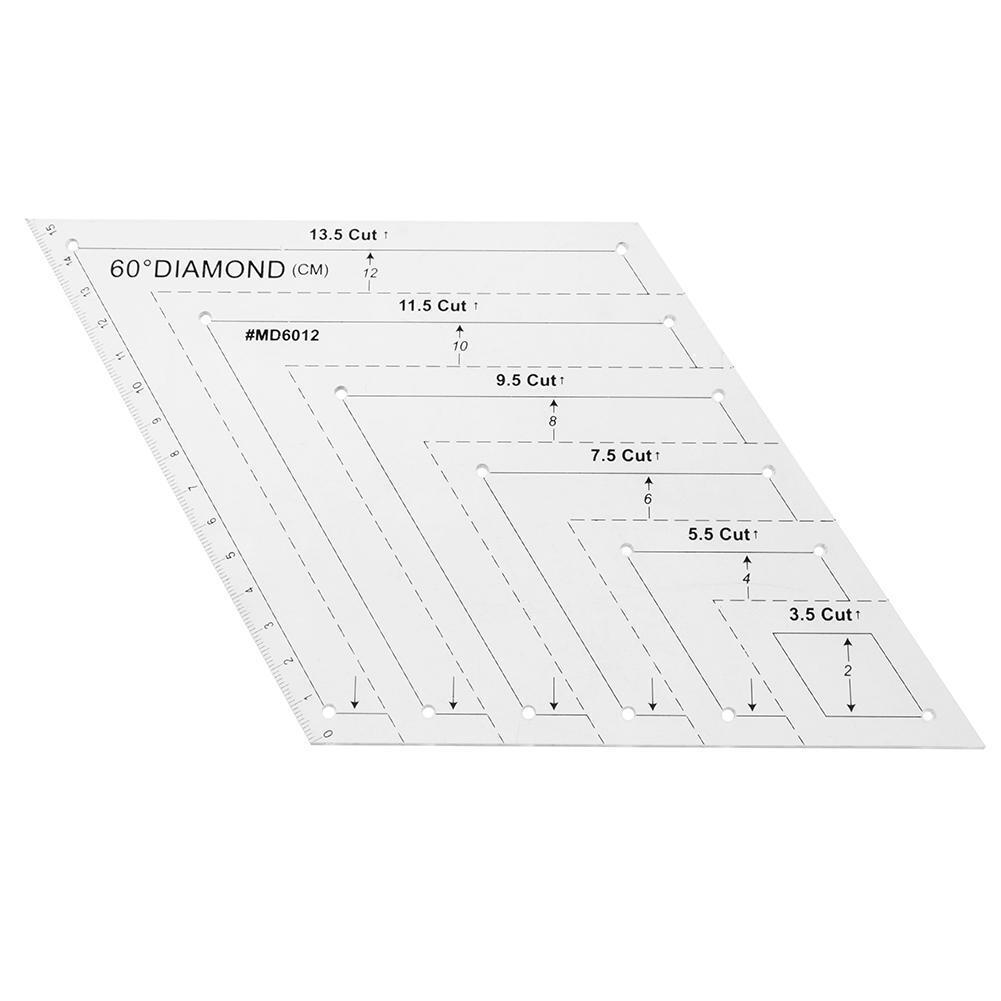 Acrylic Patchwork Craft Quilting Ruler Cutting Rulers DIY Sewing Tool (4pcs