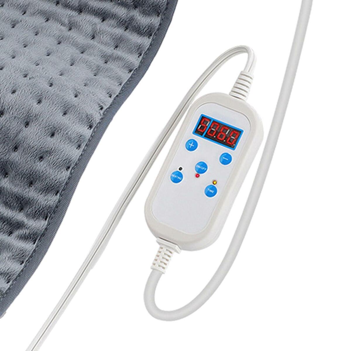 Soft Flannel Electric Heating Pad 24x12 4 Temperature Settings Auto-Off
