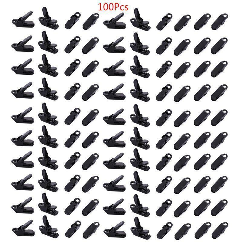 100 Pcs Tent Awning Canopy Clamp Tarp Canvas Caravan Clip Snap Gripper Jaw Grip