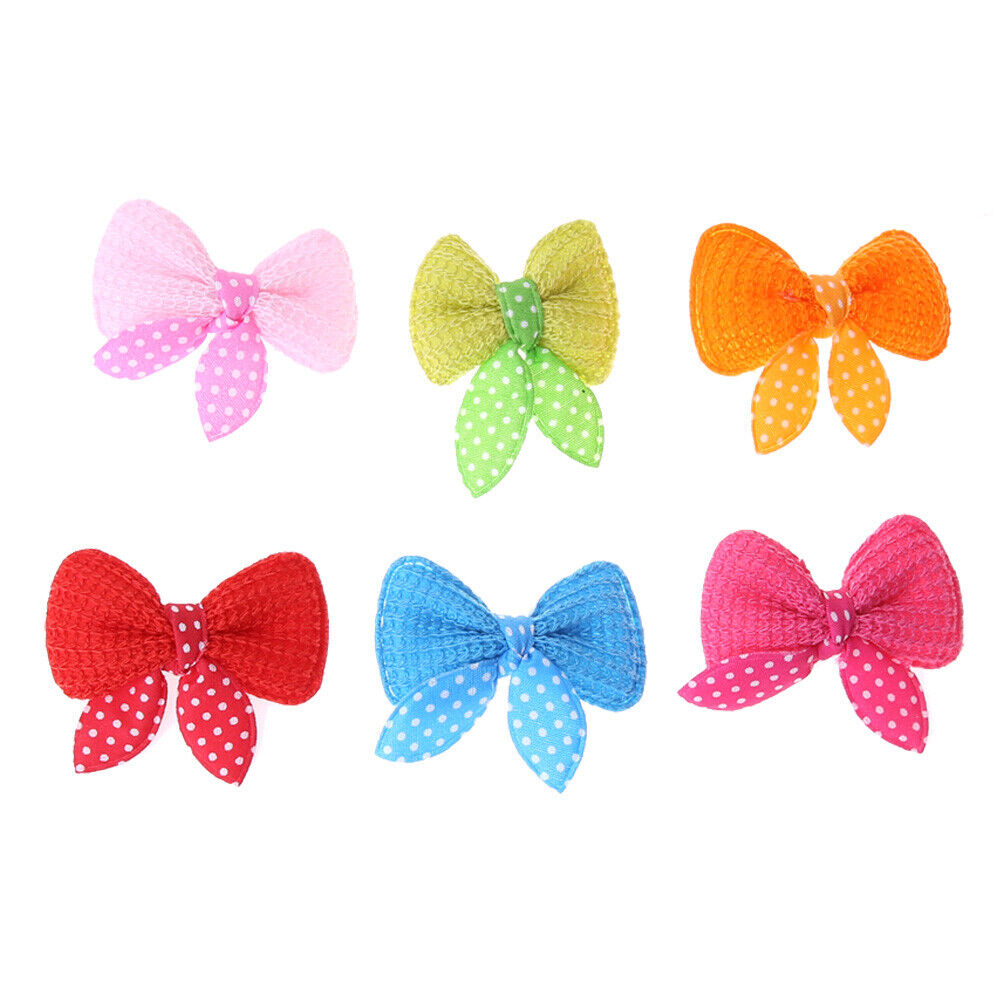 10pcs Cute Pet Dog Cat Beauty Supplies Bows Hairpin Pet Hair Clip Headdress