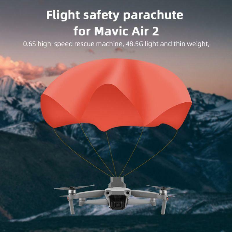1Kit Flight Safety Parachute Safety Umbrella for Mavic Air 2 Drone Flight Safety