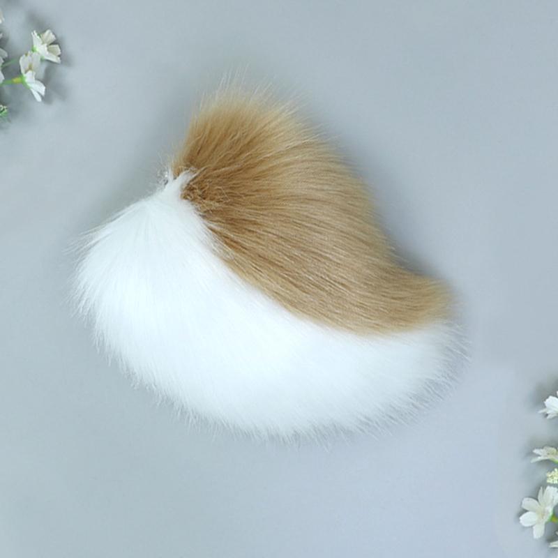 Fashion Simulation Rabbit Ears Hair Hoop+ Tail Suit Plush Headdress for Club
