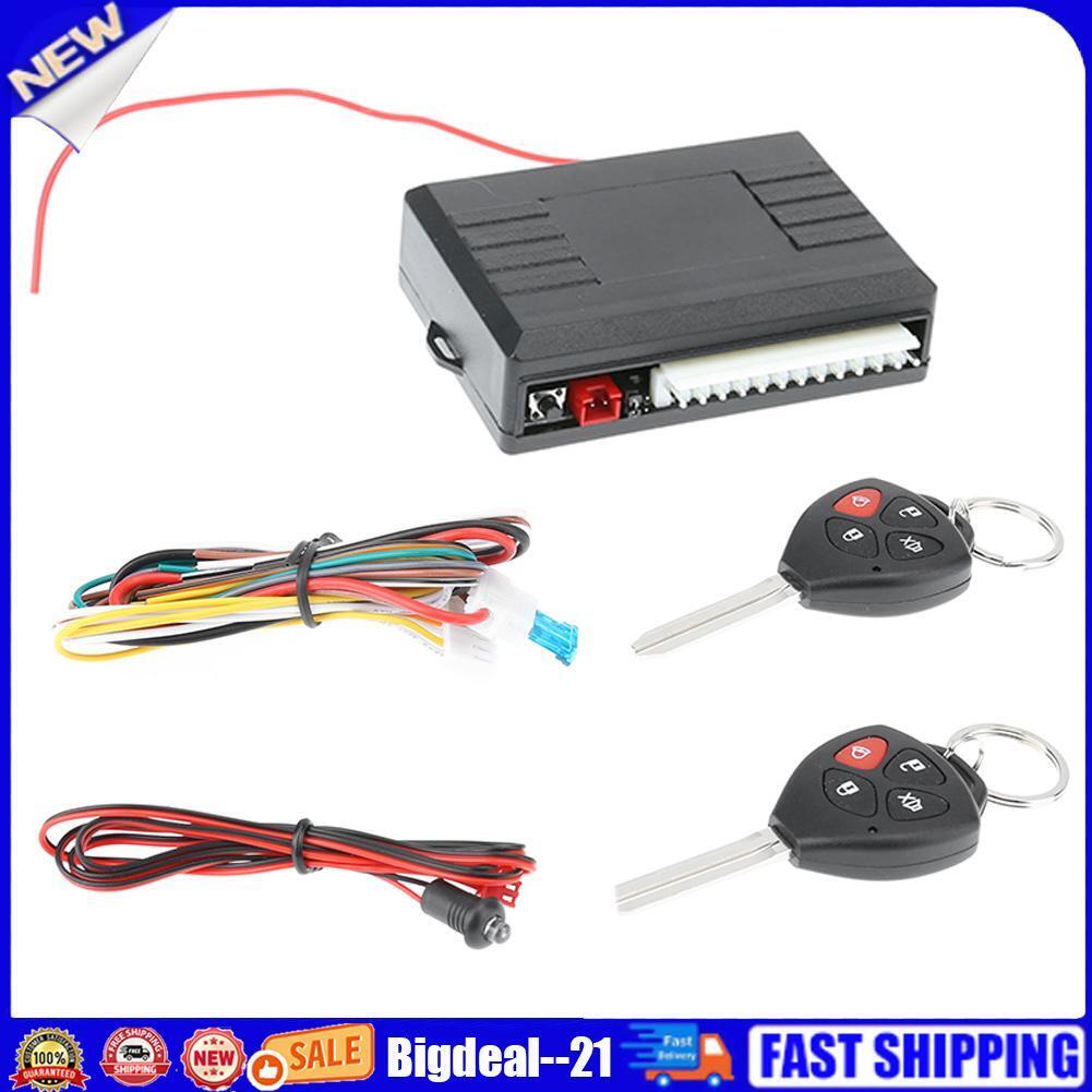 12V Car Vehicle Burglar Alarm Keyless Lock Entry Security System