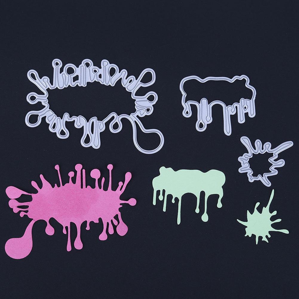3pcs/set Blood Drop DIY Stencil Embossing Scrapbook Craft Metal Cutting Die