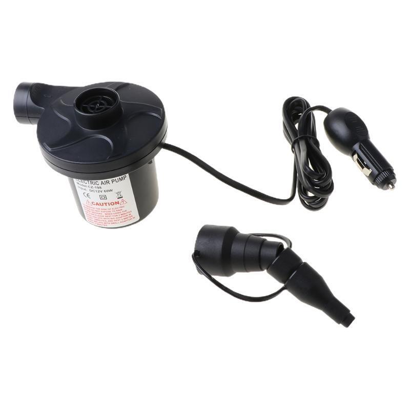 Electric Air Pump Portable Air Mattress Pump Inflator Deflator For Inflatables