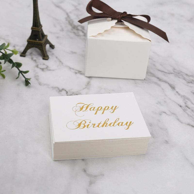 Unique Happy Birthday Cards for Birthday Gift Party Favors Cake Boutique 100Pack