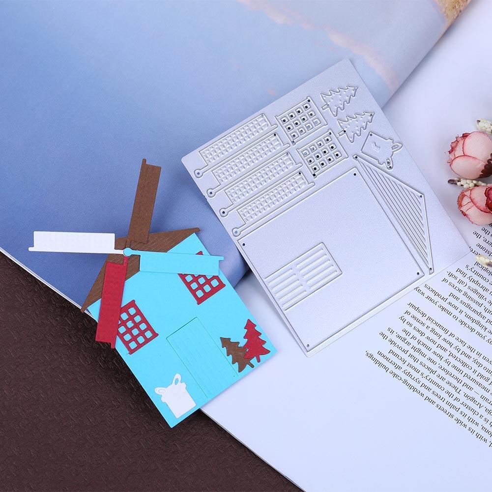 Christmas Windmill DIY Metal Stencil Scrapbook Embossing Craft Cutting Die